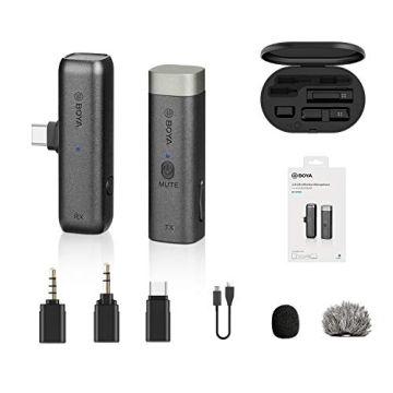BOYA BY-WM3U Wireless Microphone for Vlogging and Streaming