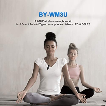 BOYA BY-WM3U Wireless Microphone for Vlogging and Streaming