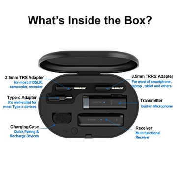 BOYA BY-WM3U Wireless Microphone for Vlogging and Streaming