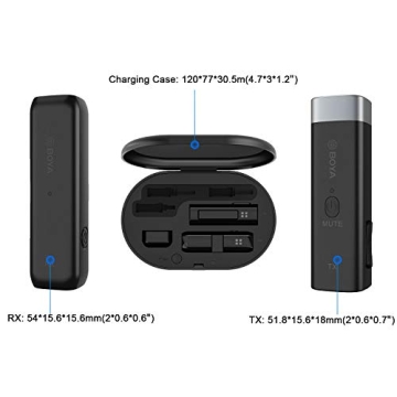 BOYA BY-WM3U Wireless Microphone for Vlogging and Streaming