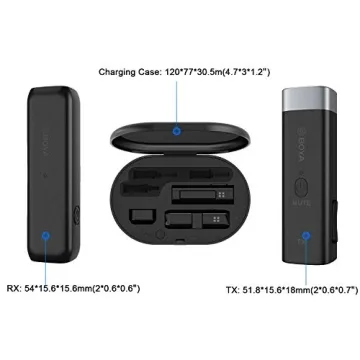 BOYA BY-WM3U Wireless Microphone for Vlogging and Streaming