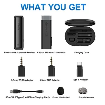 BOYA BY-WM3U Wireless Microphone for Vlogging and Streaming