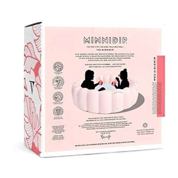 MINNIDIP Blushing Palms Inflatable Pool