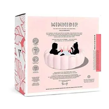 MINNIDIP Blushing Palms Inflatable Pool for Adults
