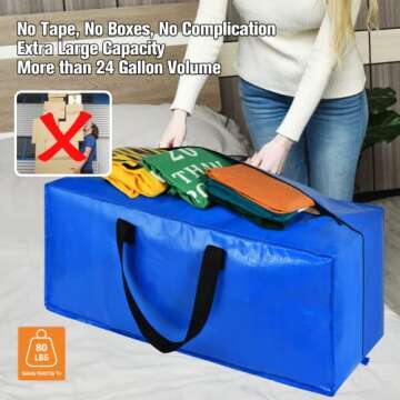 Extra Large Moving Bags for Stress-Free Packing Supplies