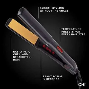 CHI G2 Flat Iron for Smooth Silky Hair with Titanium Plates