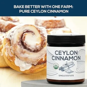 One Farm Organic Ceylon Cinnamon Resealable Jar for Cooking