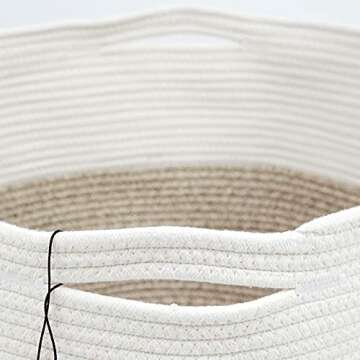 Casaphoria Cotton Rope Baskets for Stylish Storage Solutions