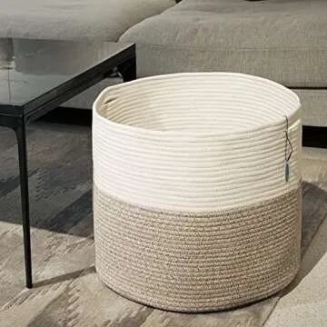 Casaphoria Cotton Rope Baskets for Stylish Storage Solutions