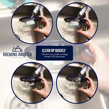 Dissolvable Food Labels for Food Containers - Made in USA - 1x2 Great for Food Prep, Pantry, Canning, Freezer, Mason Jar Storage, Bottles and Rotation– No Scrubbing, No Residue - Teal