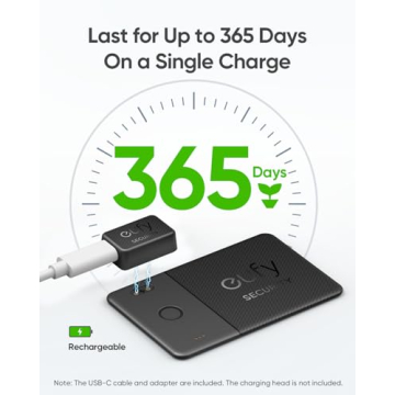 Eufy SmartTrack Card E30 - Rechargeable Tracker for iOS