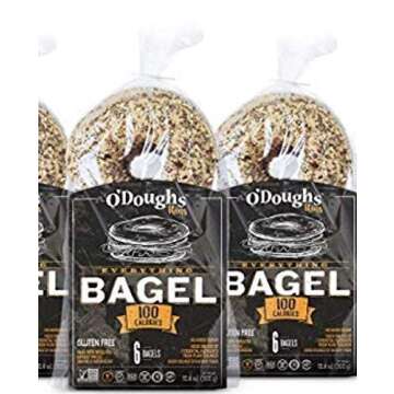 O'Dough's Everything Gluten Free Bagels - Deliciously Nutritious Snack