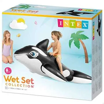INTEX Whale Inflatable Pool Float for Kids | Fun & Durable