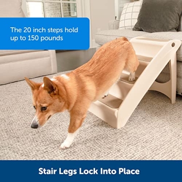 PetSafe CozyUp Folding Dog Stairs for Easy Pet Access