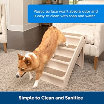 PetSafe CozyUp Folding Dog Stairs for Easy Pet Access