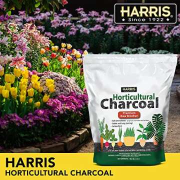 Harris Horticultural Charcoal, Premium Biochar Soil Amendment for Plants and Terrariums, 2qt
