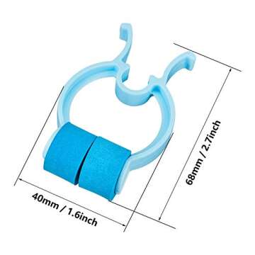 Nose Stop Clips Nasal Nose Stopper Clips Plastic Foam for Emergency or Accident(30 Pieces)