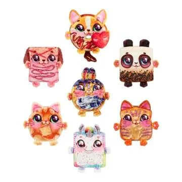 Cookeez Makery Toasty Treatz Toaster with Scented Plush - 2 Pack; Make A Soft and Squishy Surprise Plush Friend. Pop-in-Bread and See A Surprise Plush Pop Up!