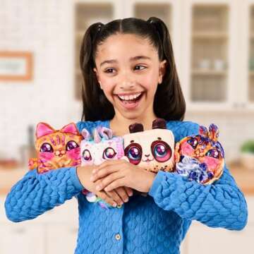 Cookeez Makery Toasty Treatz Toaster with Scented Plush - 2 Pack; Make A Soft and Squishy Surprise Plush Friend. Pop-in-Bread and See A Surprise Plush Pop Up!
