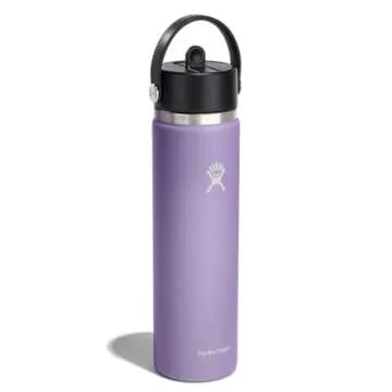 Hydro Flask 24 Oz Wide Mouth Flex Straw Cap - Hydrate in Style!