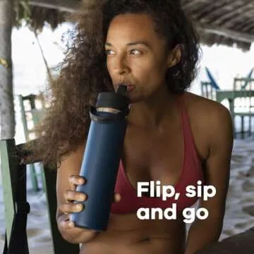 Hydro Flask 24 Oz Flex Straw Cap Moonshadow Bottle