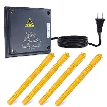 Rural365 Chick Heating Plate Brooder Plate - 12 Inch Brooder Heat Plate for Chicks and Ducklings with Adjustable Height