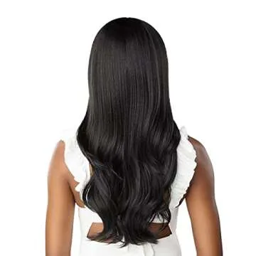 Sensationnel Dashly wig - unit 27 non lace cap ready to wear ear to ear lacepart synthetic (1B OFFBLACK)