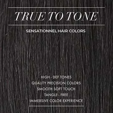 Sensationnel Dashly wig - unit 27 non lace cap ready to wear ear to ear lacepart synthetic (1B OFFBLACK)