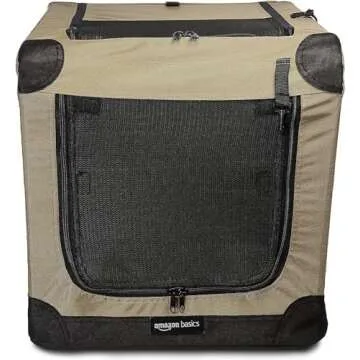 Portable Dog Crate - Amazon Basics Travel Kennel for Pets