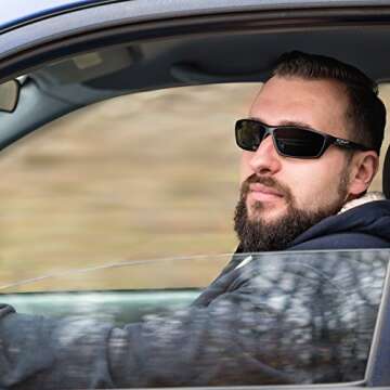 Polarized Sports Sunglasses for Men and Women - UV400 Protection and Glare Blocking