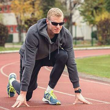 Polarized Sports Sunglasses for Men and Women - UV400 Protection and Glare Blocking