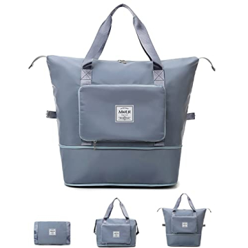 NWLR Large Capacity Folding Travel Bag Lightweight Waterproof Foldable Travel Duffel Bag Weekender O...