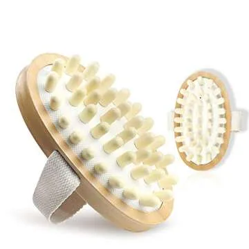 Natural Wooden Massage Body Brush for Cellulite Relief
