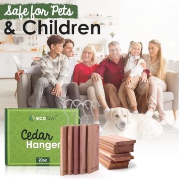 ecoKiwi Cedar Blocks - Natural Scented Closet Freshener