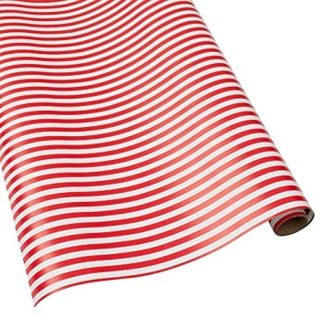 Caspari Club Stripe Reversible Wrapping Paper Rolls