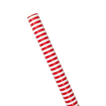 Caspari Club Stripe Reversible Wrapping Paper Rolls