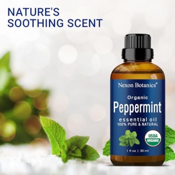 Organic Peppermint Essential Oil Pure Mint Oil for Care