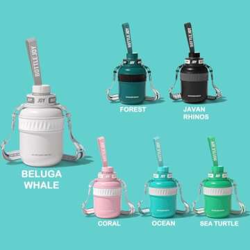 BOTTLE JOY Stainless-Steel Water Bottle: Eco-Friendly, Leakproof & Stylish