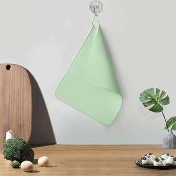 PandaEar 3 Pack Silicone Placemat for Toddlers Kids for Dining Table & Restaurants - Portable Silico...