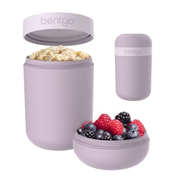 Bentgo Snack Cup - Reusable Snack Container with Leak-Proof Design and Toppings Compartment