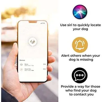 Pup Culture AirTag Holder for Dog Collar - Lavender