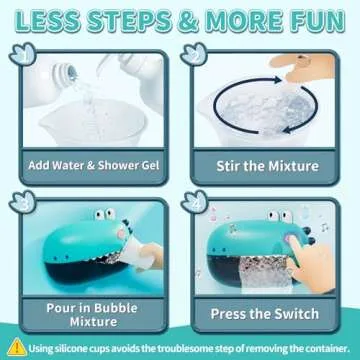 Lehoo Castle Bath Toy for Kids - Fun Singing Bubble Maker