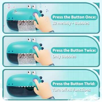 Lehoo Castle Bath Toy for Kids - Fun Singing Bubble Maker