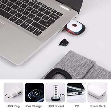 LED Beanie with Light | Rechargeable Winter Hat for All