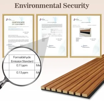 Vellorise Acoustic Wood Slat Wall Panels for Stylish Decor