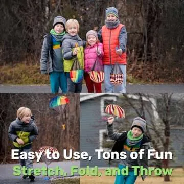 Nutty Toys Parachute Toys for Kids - Tangle Free Fun