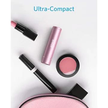 Anker PowerCore+ mini 3350mAh Lipstick-Sized Portable Charger (3rd Generation, Premium Aluminum Power Bank) One of the Most Compact External Batteries, Uses Premium Cells