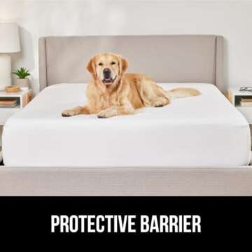 Gorilla Guard 100% Waterproof Mattress Protector, Stain Protection Noiseless Fitted Terry Cloth Bed Cover, Elastic Stretchable Deep Pockets, Hypoallergenic Breathable Machine Wash Bedding, Twin Size