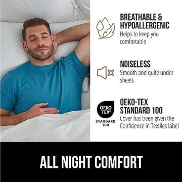 Gorilla Guard 100% Waterproof Mattress Protector, Stain Protection Noiseless Fitted Terry Cloth Bed Cover, Elastic Stretchable Deep Pockets, Hypoallergenic Breathable Machine Wash Bedding, Twin Size