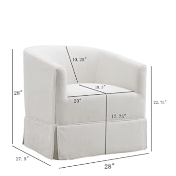 Locus Bono Swivel Accent Chair - Elegant Comfort for All Spaces